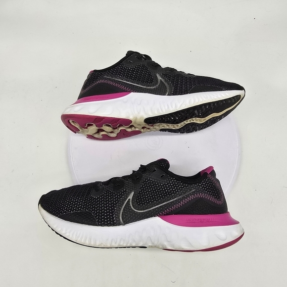 Nike Shoes Women's 9 Renew Run 2 Cave Purple Hyper Pink Black CK6360-004 - Picture 9 of 10